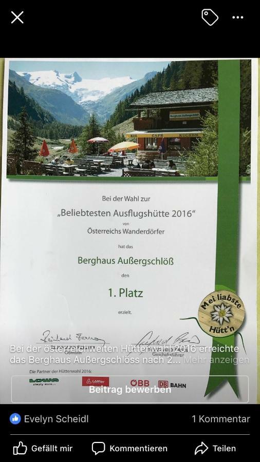 Berghaus Aussergschloess Matrei in Osttirol Luaran gambar